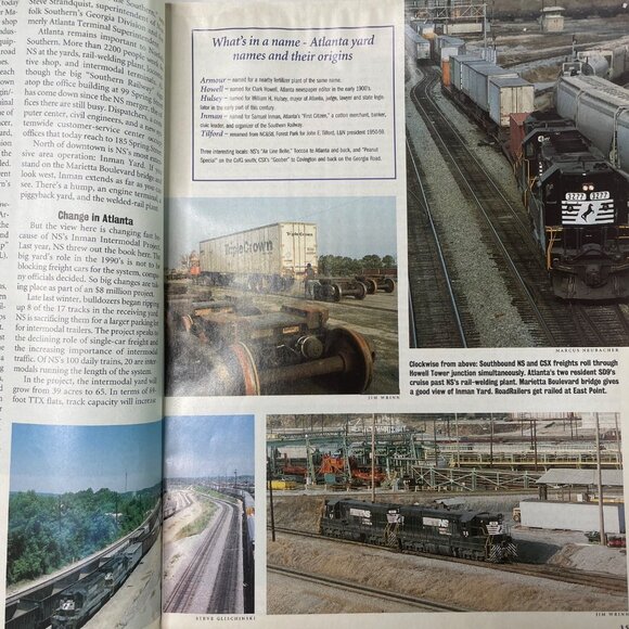 Trains Magazine of Railroading  u July 1994 Vol 54  No 7 Colorado Coal Trains - Picture 7 of 10